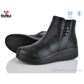 Черевики жіночі стильні Зима N361B (6 пар р.41-43) "SUBA" недорого оптом від прямого постачальника