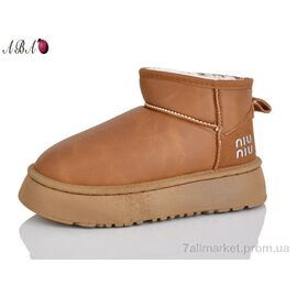 Уггі жіночі утеплені Зима F826 (8 пар р.36-41) "Aba" недорого оптом від прямого постачальника