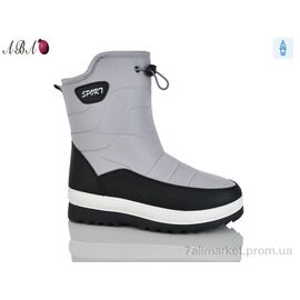 Фотография Дутики женские утепленные зима F834 grey (8 пар р.36-41) "Aba" недорого оптом от прямого поставщика