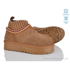 Фотография Угги женские утепленные зима 5826-408 (6 пар р.36-41) "Бабочка-Mengfuna-AESD" недорого оптом от прямого поставщика