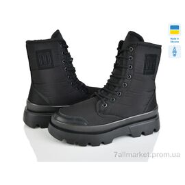 Черевики жіночі стильні Весна/осінь 5406 чорний (6 пар р.37-41) "Paolla" недорого оптом від прямого постачальника