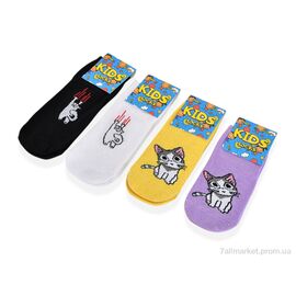 Фотография Носочки для детей Весна/осень 396 (03789-1) mix (12 шт. р.сетка 31-35) "Obuvok" недорого оптом от прямого поставщика