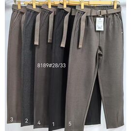 Фотография Штаны женские утеплённые 8189-4 grey р.28-33 "Immei" недорого оптом от прямого поставщика