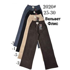 Фотография Штаны спортивные женские тёплые 2020-3 blue р.25-30 "Immei" недорого оптом от прямого поставщика