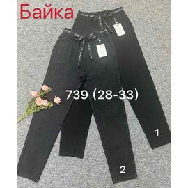 Фотография Джинсы утеплённые женские 739-2 grey р.28-33 "Immei" недорого оптом от прямого поставщика