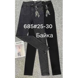 Фотография Джинсы утеплённые женские 685-1 black р.25-30 "Immei" недорого оптом от прямого поставщика