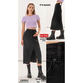 Спідниця жіноча 2773-1 black р.38-48 "Ruxa" недорого оптом від прямого постачальника