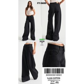 Джинси жіночі 3026-1-1 black р.32-36 "Ruxa" недорого оптом від прямого постачальника