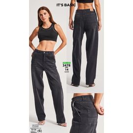 Джинси жіночі 3478-2-14 black р.32-36 "Ruxa" недорого оптом від прямого постачальника