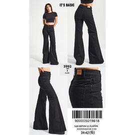 Джинси жіночі 3992-1-1 black р.34-42 "Ruxa" недорого оптом від прямого постачальника
