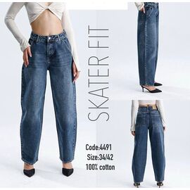 Джинси жіночі 4491 blue р.34-42 "Ruxa" недорого оптом від прямого постачальника