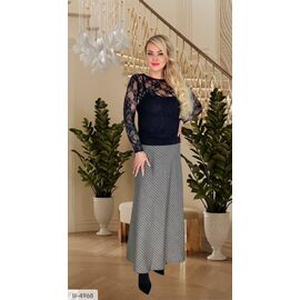 Женская стильная блузка  БАТАЛ р.50-52 "LANA" купить недорого от прямого поставщика