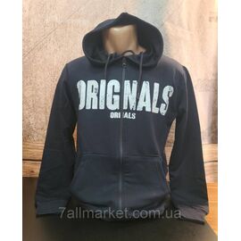 Кофта чоловіча на блискавці з капюшоном р-ри M-2XL "MODY" недорого від прямого постачальника