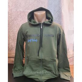 Кофта чоловіча на блискавці з капюшоном р-ри M-2XL "MODY" недорого від прямого постачальника