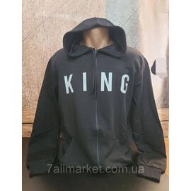 Кофта чоловіча на блискавці з капюшоном р-ри M-2XL (3кв) "MODY" недорого від прямого постачальника