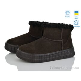 Фотография Угги женские утепленные зима YV7 коричневий (6 пар р.36-41) "Stella" недорого оптом от прямого поставщика
