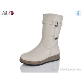 Чоботи жіночі зручні Зима 103-3 (8 пар р.37-42) "Aba" недорого оптом від прямого постачальника