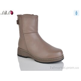 Фотография Ботинки женские стильные зима 605-2 (8 пар р.37-42) "Aba" недорого оптом от прямого поставщика