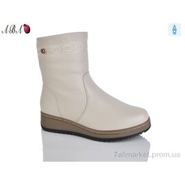 Фотография Ботинки женские стильные зима 603-3 (8 пар р.37-42) "Aba" недорого оптом от прямого поставщика