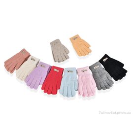 Фотография Перчатки для детей Зима 6161 mix (12 шт. р.сетка 7-10) "KUINH" недорого оптом от прямого поставщика