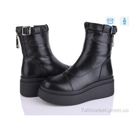 Черевики жіночі стильні Зима 4216-D785 (6 пар р.36-40) "Мир" недорого оптом від прямого постачальника