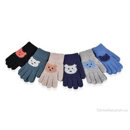 Фотография Перчатки для детей Зима 1022 mix (12 шт. р.сетка One size) "PAIDI" недорого оптом от прямого поставщика