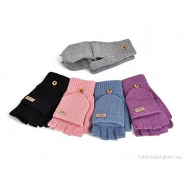 Рукавички для жінок Зима 1027 mix (12 шт. р.сіткаOne size) "PAIDI" недорого оптом від прямого постачальника