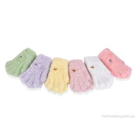 Рукавички жіночі Зима 1014 mix (12 шт. р.сіткаOne size) "PAIDI" недорого оптом від прямого постачальника