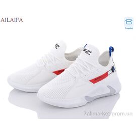 Кросівки жіночі модні Літо 6621 white (8 пар р.36-41) "Ailaifa" недорого оптом від прямого постачальника