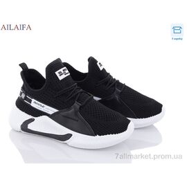 Кросівки жіночі модні Літо 6621 black (8 пар р.36-41) "Ailaifa" недорого оптом від прямого постачальника