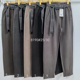 Штани жіночі утеплені 8190-2 d.grey р.25-30 "Immei" недорого оптом від прямого постачальника