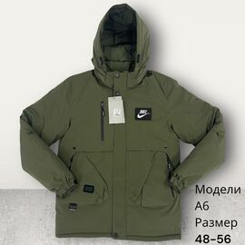 Фотография Куртка мужская зимняя A6 green р.48-56 "Hai" недорого оптом от прямого поставщика