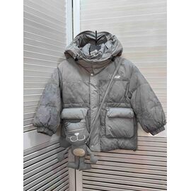 Фотография Куртка детская демисезонная на девочку 8857 grey р.100-140 "Major" недорого оптом от прямого поставщика