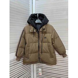 Фотография Куртка детская демисезонная на девочку H608 brown р.120-160 "Major" недорого оптом от прямого поставщика