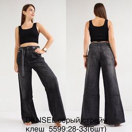 Фотография Джинсы женские 5599 d.grey р.28-33 "DKNSEL" недорого оптом от прямого поставщика
