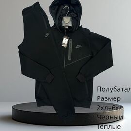 Фотография Костюм спортивный мужской H638 black р.2XL-6XL "Hai" недорого оптом от прямого поставщика