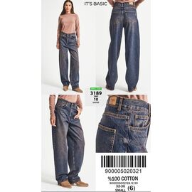 Фотография Джинсы женские 3189-10 blue р.32-36 "Jeans Style" недорого оптом от прямого поставщика
