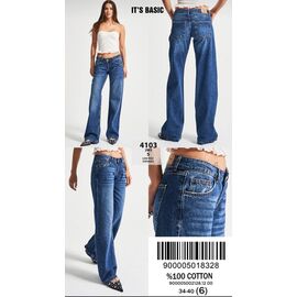 Джинси жіночі 3240-5 blue р.34-40 "Jeans Style" недорого оптом від прямого постачальника