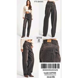 Джинси жіночі 3719-62 grey р.34-42 "Jeans Style" недорого оптом від прямого постачальника