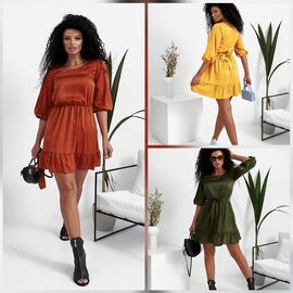 Фотография Платье летнее женское 712 green р.44-48 "Potok" недорого оптом от прямого поставщика