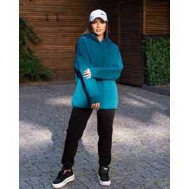 Фотография Батник женский тёплый 782 blue р.one size "Potok" недорого оптом от прямого поставщика