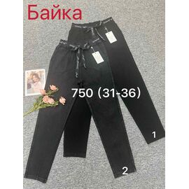 Фотография Джинсы утеплённые женские 750-1 black р.31-36 "Leen" недорого оптом от прямого поставщика