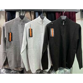 Фотография Свитер мужской 73501-2 l.grey р.L-2XL "Vip Stendo" недорого оптом от прямого поставщика