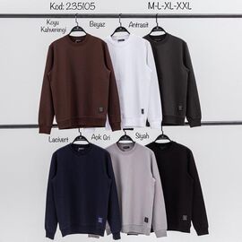 Фотография Свитер мужской 235105 grey р.M-2XL "Vip Stendo" недорого оптом от прямого поставщика