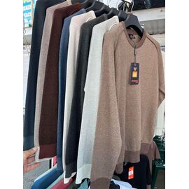 Фотография Свитер мужской 1709 l.grey р.M-2XL "Vip Stendo" недорого оптом от прямого поставщика