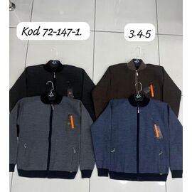 Кофта чоловіча 72-147-1 brown р.3XL-5XL "Vip Stendo" недорого оптом від прямого постачальника