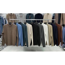 Фотография Свитер мужской VS1660 white р.M-2XL "Vip Stendo" недорого оптом от прямого поставщика