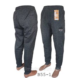 Спортивні штани чоловічі на манжеті/фліс р-ри XL-5XL"NICOLAS" недорого від прямого постачальника