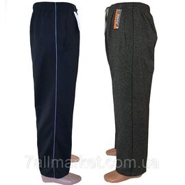 Спортивні штани чоловічі прямі/фліс р-ри 48-56 (мікс кв) "NICOLAS" недорого від прямого постачальника