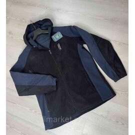 Кофта чоловіча спортивна на блискавці на флісі/батал р-ри 2XL-6XL (3кв) "NICOLAS" недорого від прямого постачальника